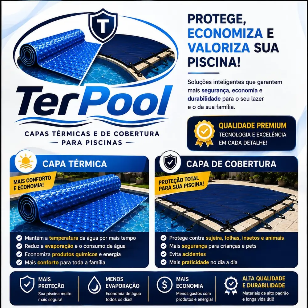 TerPool - Capas térmicas e de cobertura para piscinas